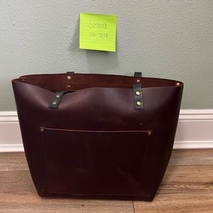 Portland Leather Goods tote
